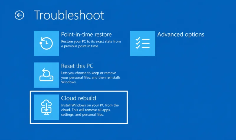 Більше ніяких флешок: у Windows 11 з’явилося хмарне перевстановлення системи