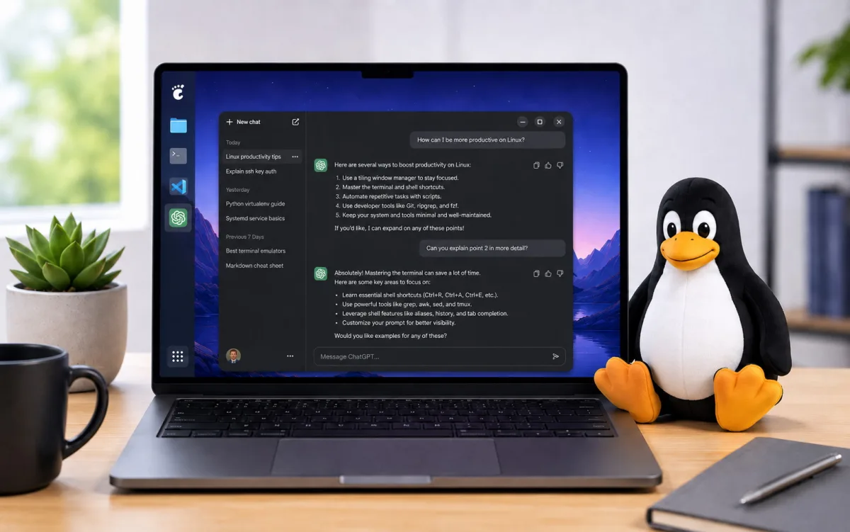 OpenAI випустила десктопну програму ChatGPT для Linux