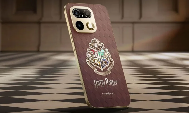 Realme випустила смартфон для фанатів Гаррі Поттера: корпус змінює колір під UV-світлом