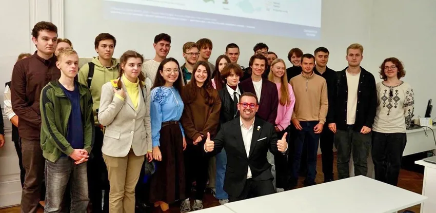 У Львівській політехніці відбулася лекція Мікаа Блюжона-Мереда