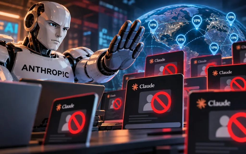 Anthropic масово блокує акаунти Claude, якими користувалися через VPN