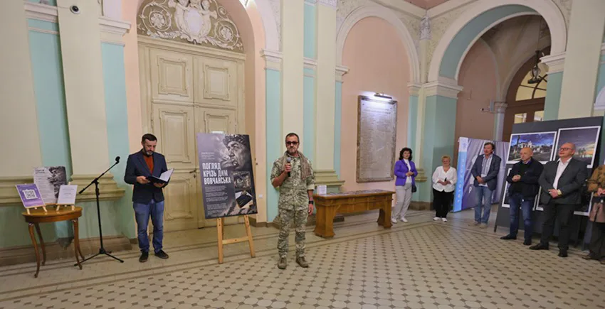 У Львівській політехніці відкрили виставку фронтових світлин випускника Георгія Сутуріна