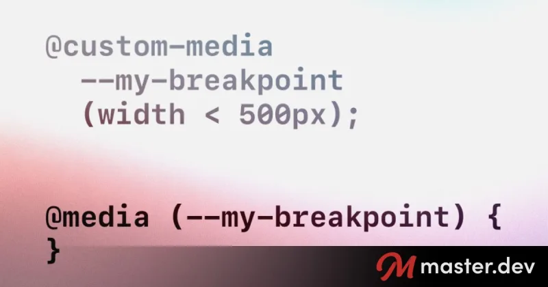 Useful @custom-media Presets