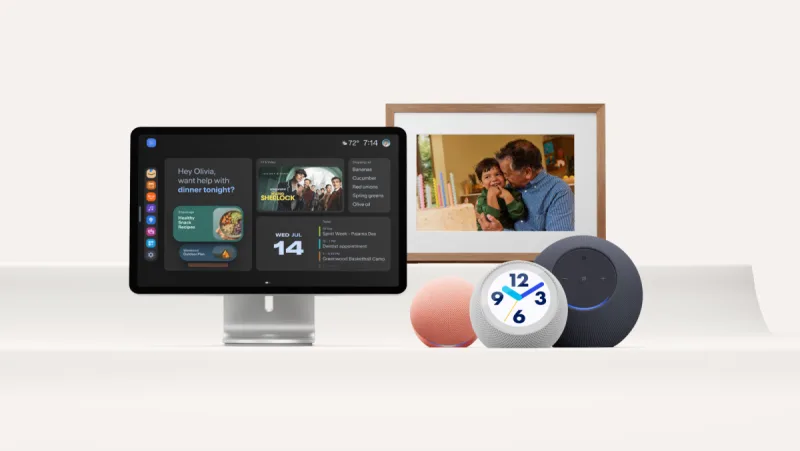Amazon випустила розумну фоторамку Alexa Photo Frame і будильник Echo Time